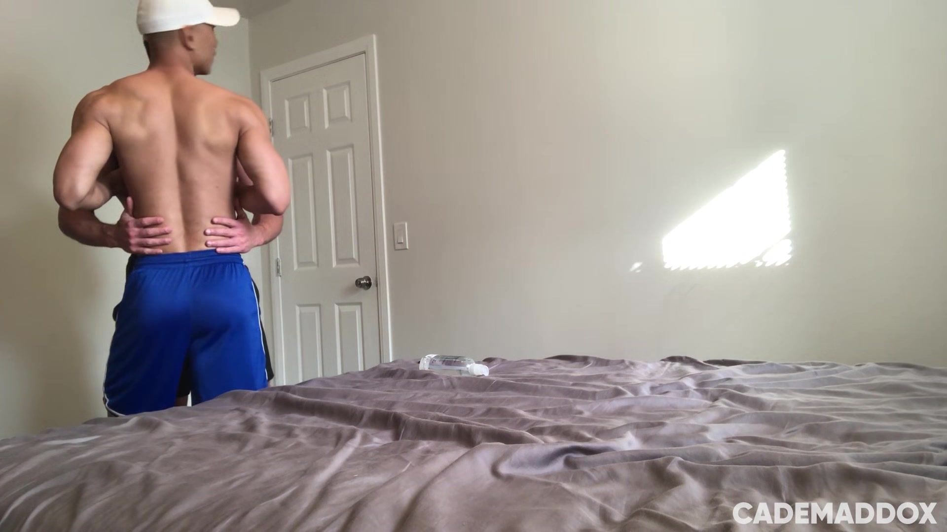 Dumping into Caged Jock - CadeMaddox