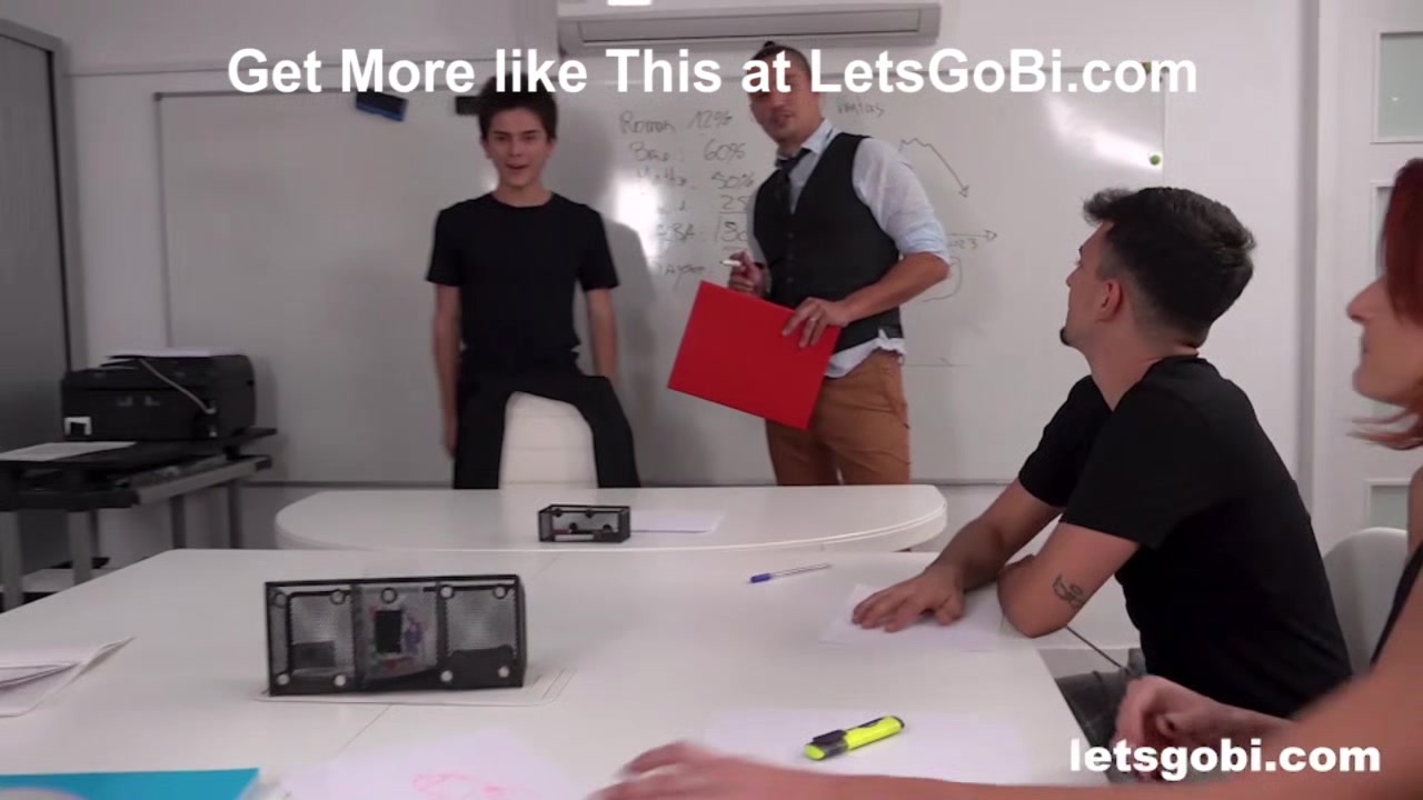 Lets Go Bi Office Orgy Part One