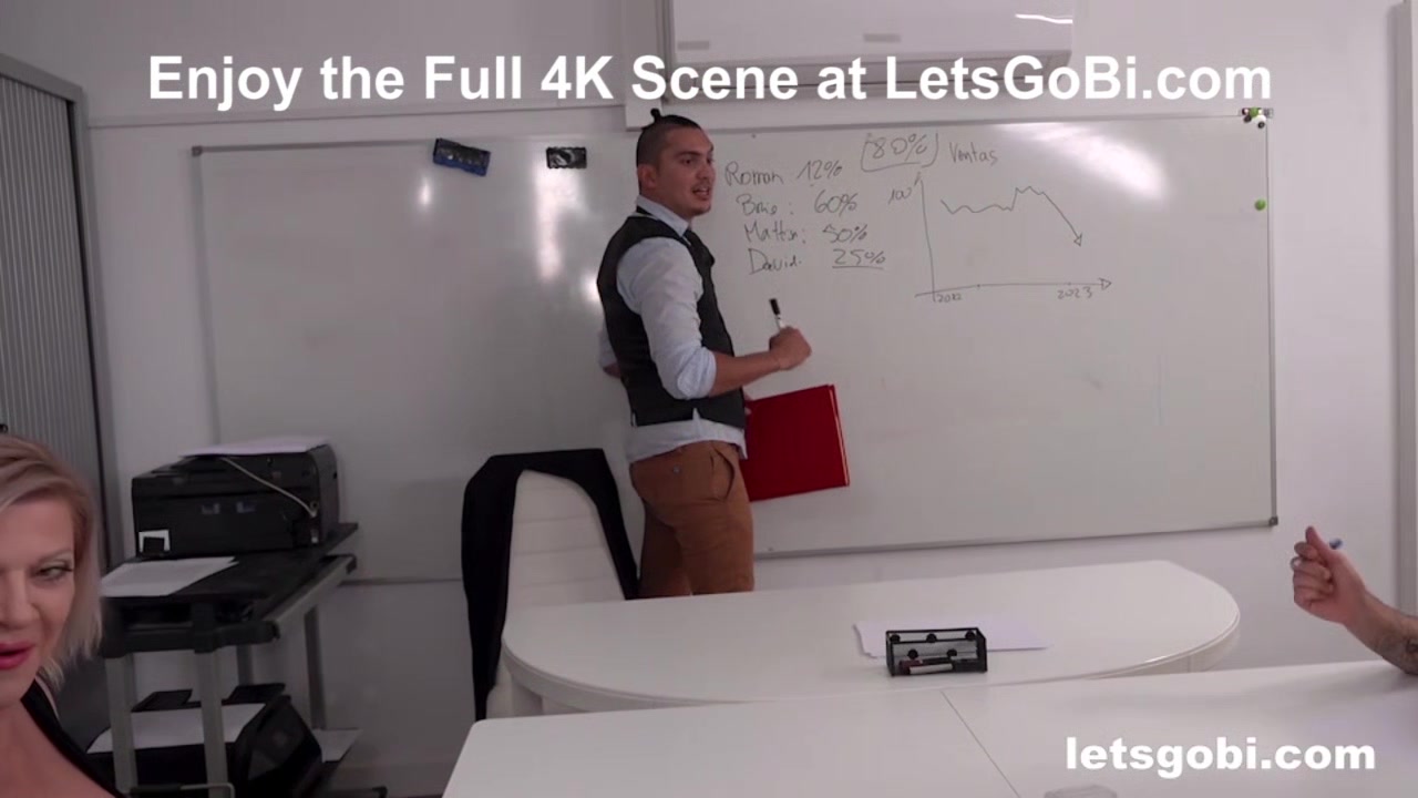 Lets Go Bi Office Orgy Part One
