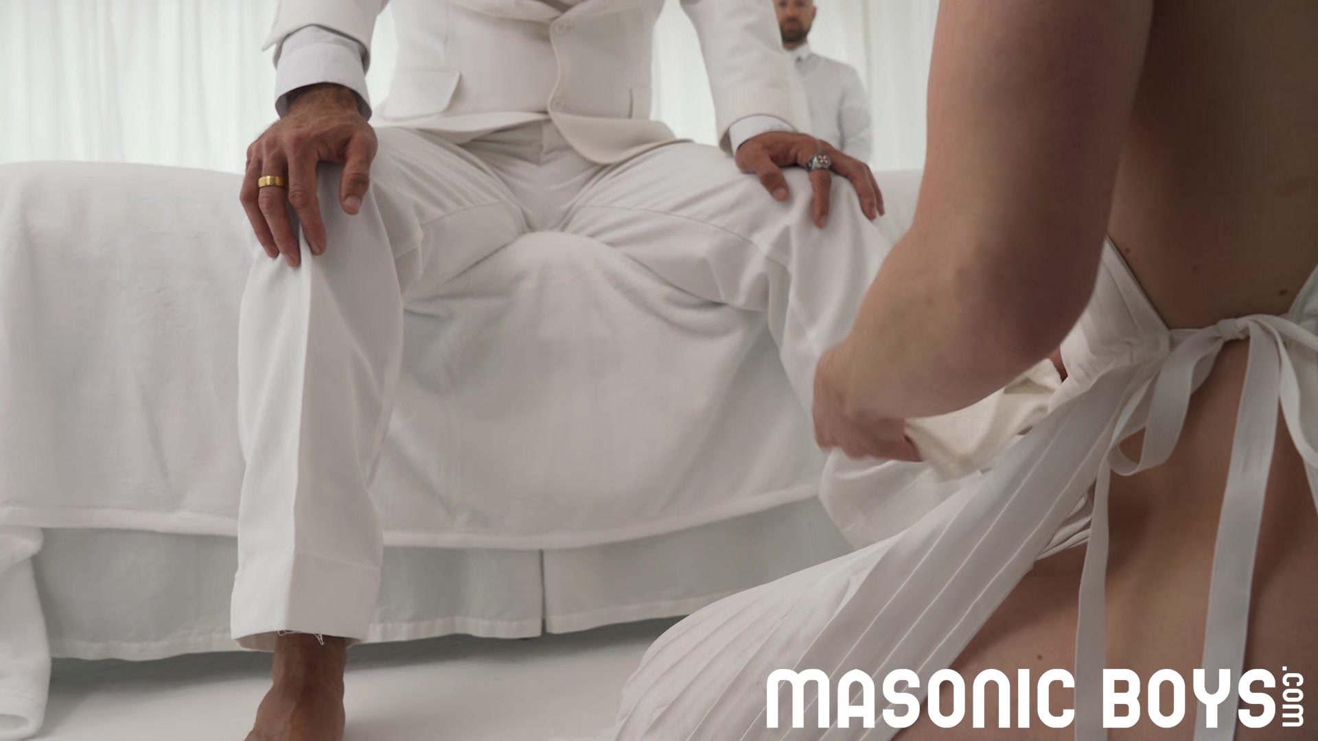 MasonicBoys Sexy suited DILF Dillon Stone barebacks hot cute twink