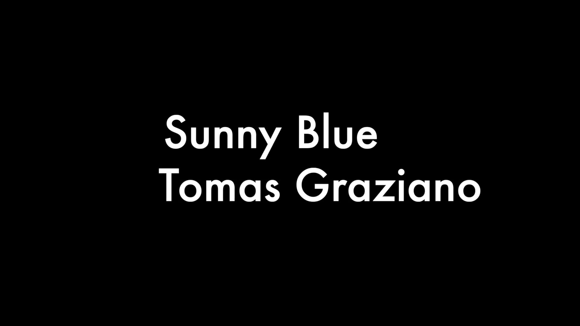 Sunny Blue And Tomas Graziano