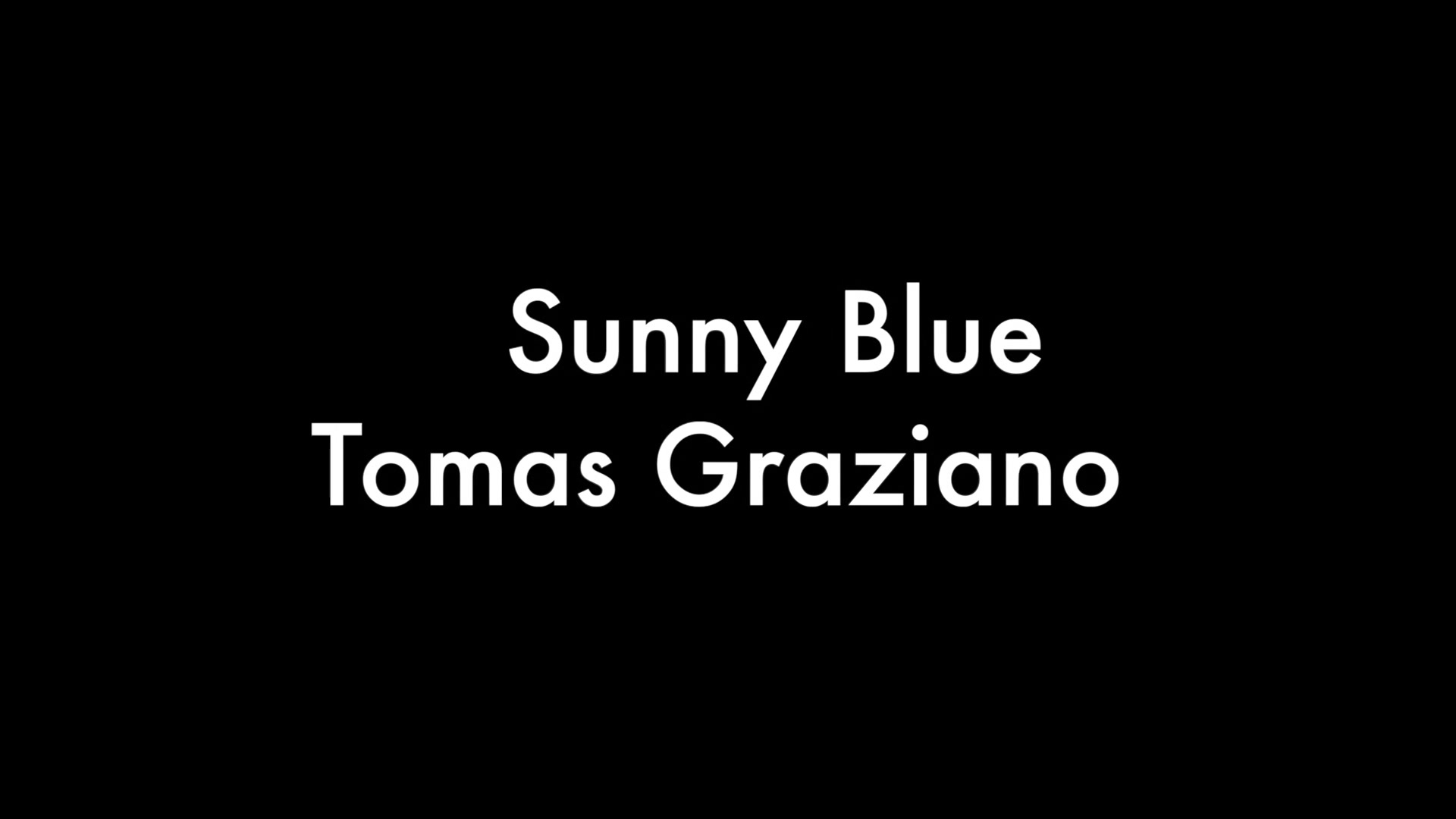 Sunny Blue And Tomas Graziano