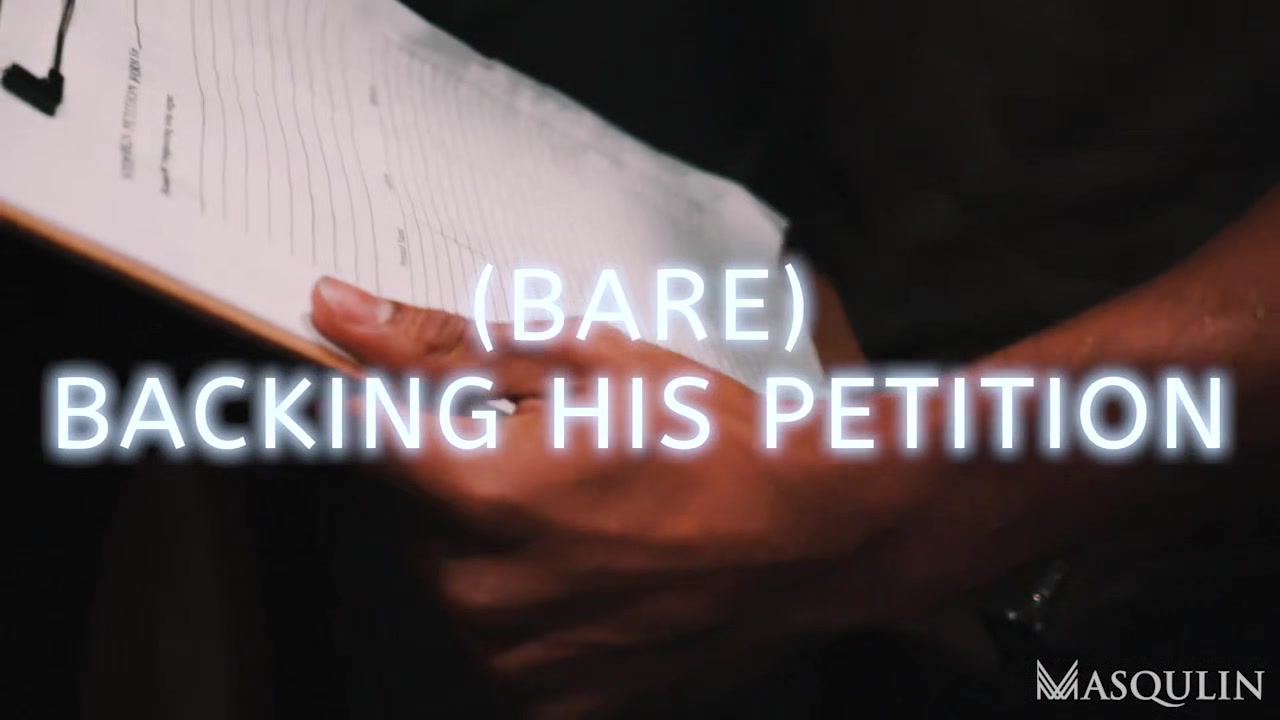 (Bare) Backing His Petition - Gay Bareback Video - Masqulin