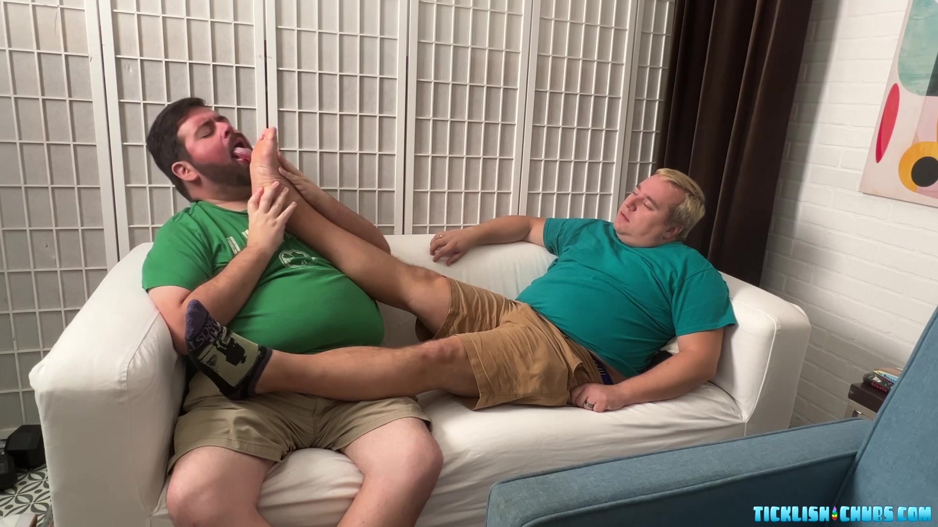 Chubby Nemo Helps His Master Matt Relax With Foot Worship