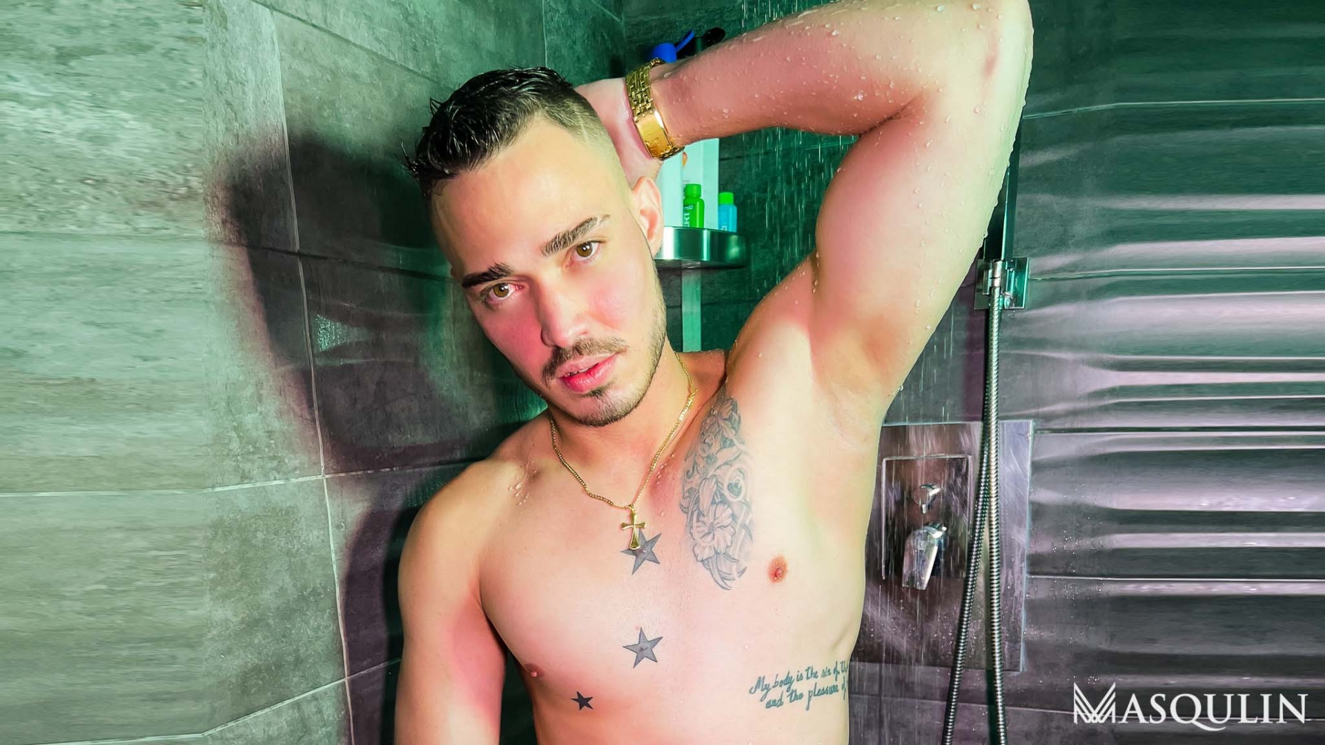 Hot AF: Thiago - Gay Bareback Video - Masqulin