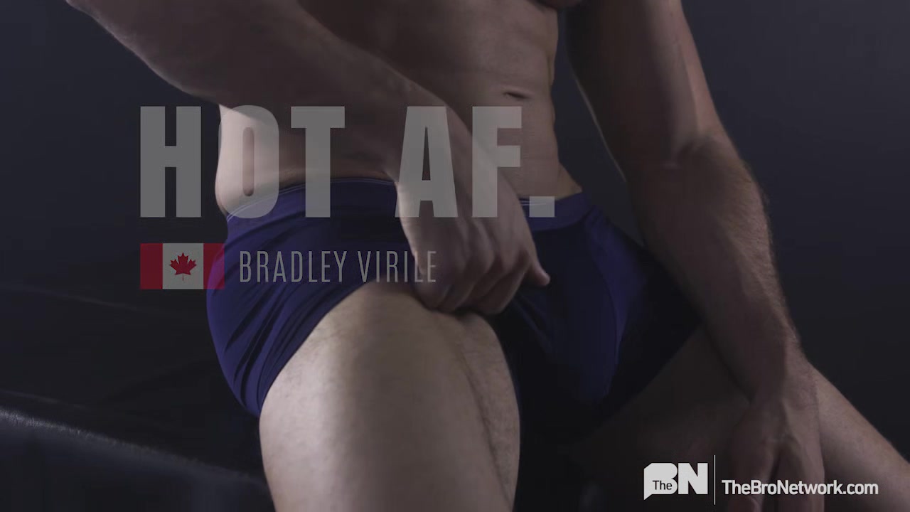 Hot AF: Bradley Virile - Gay Bareback Video - Masqulin