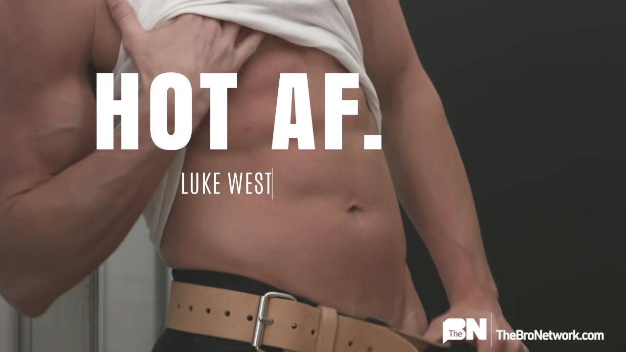 Hot AF: Luke West - Gay Bareback Video - Masqulin