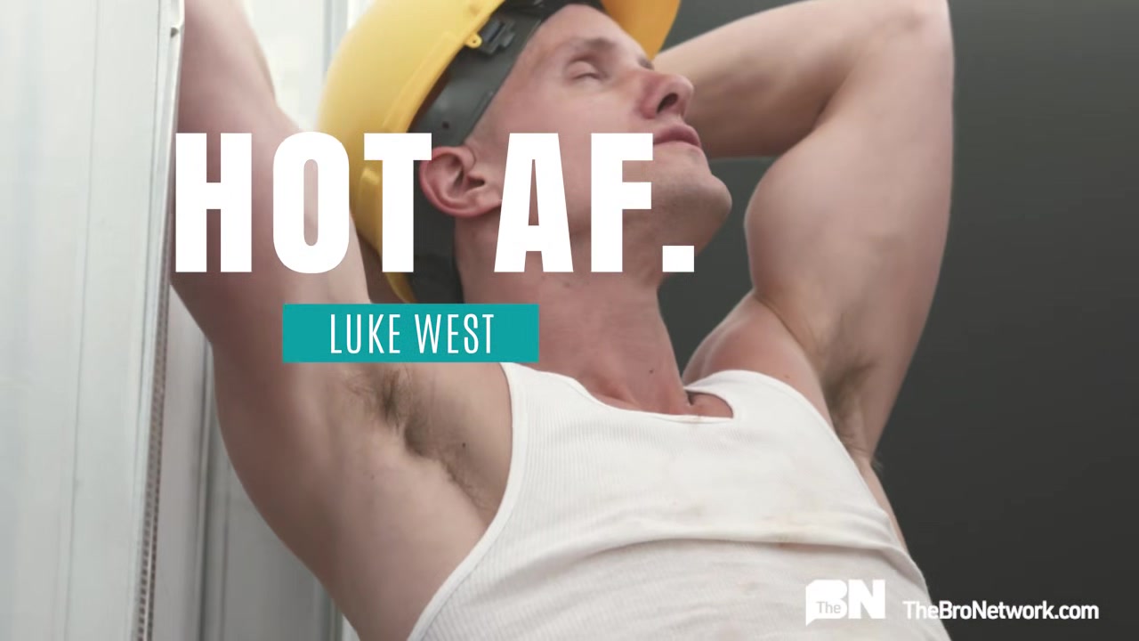 Hot AF: Luke West - Gay Bareback Video - Masqulin
