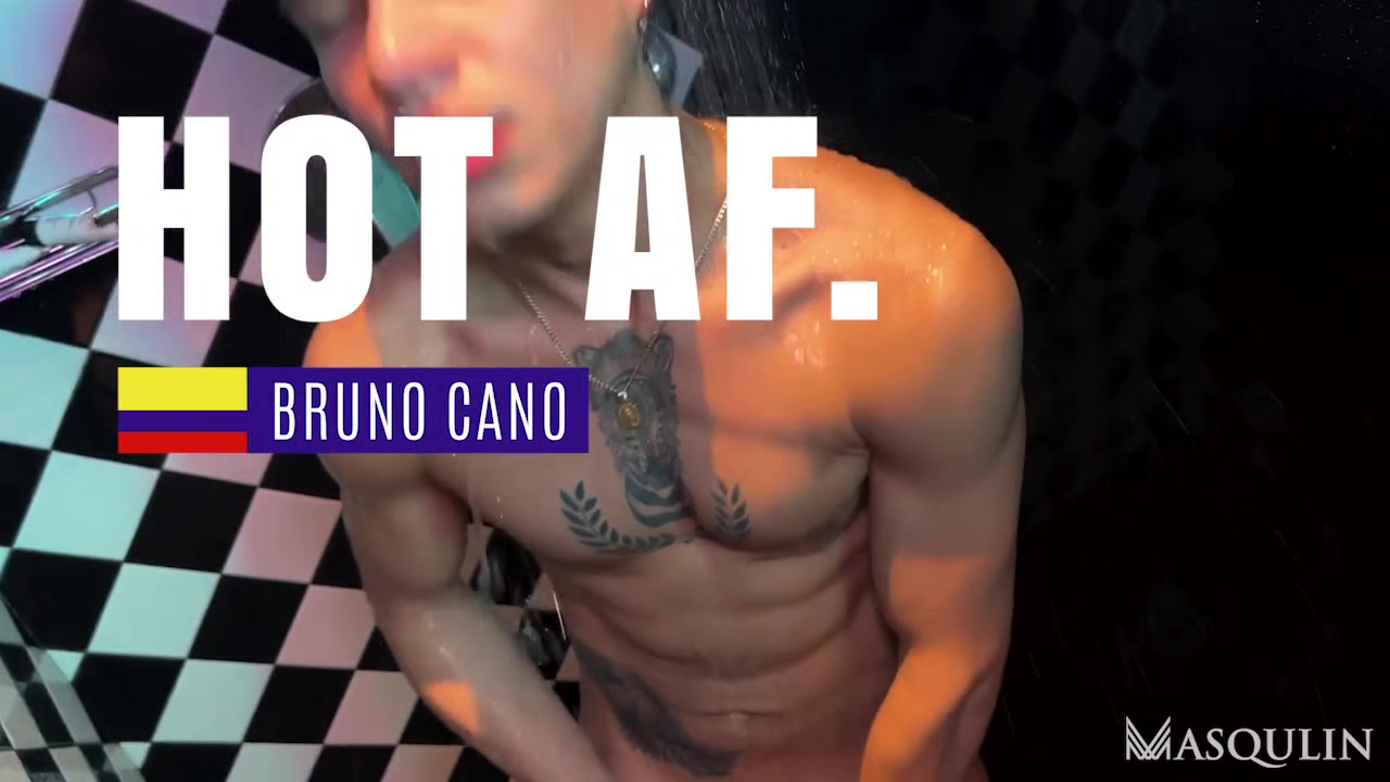 Hot AF: Bruno Cano - Gay Bareback Video - Masqulin