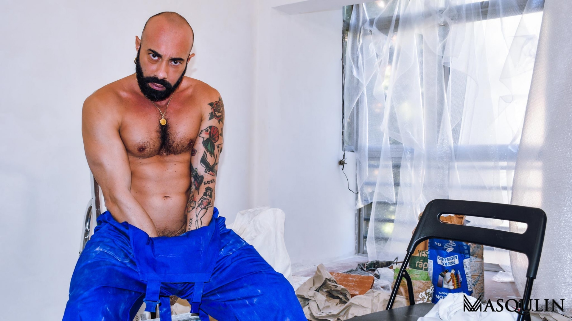 Hot AF. Gianni Maggio - Gay Bareback Video - Masqulin