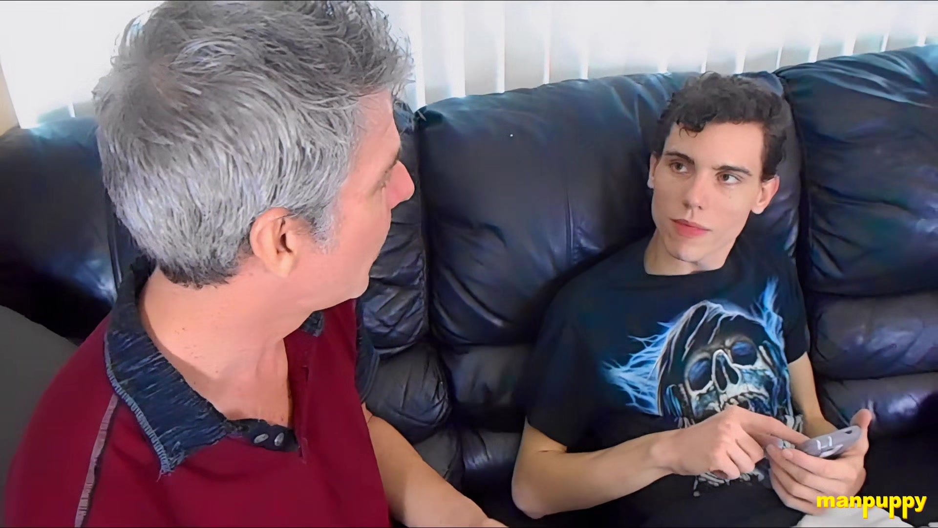 Spanking for Brat Step-Son - Aiden Valentine & Richard Lennox