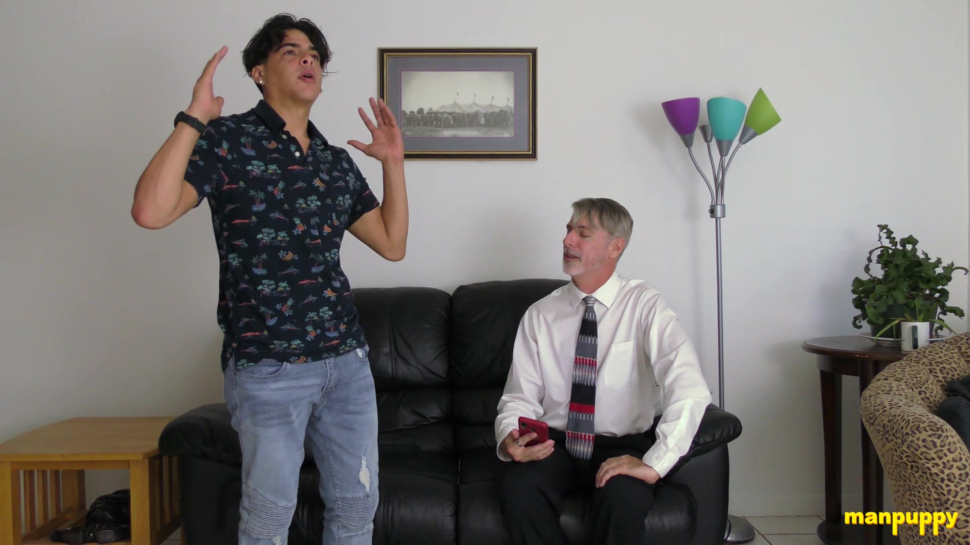 Pantsing Embarrassment from Mean Boss - Julian Jaden, Richard Lennox