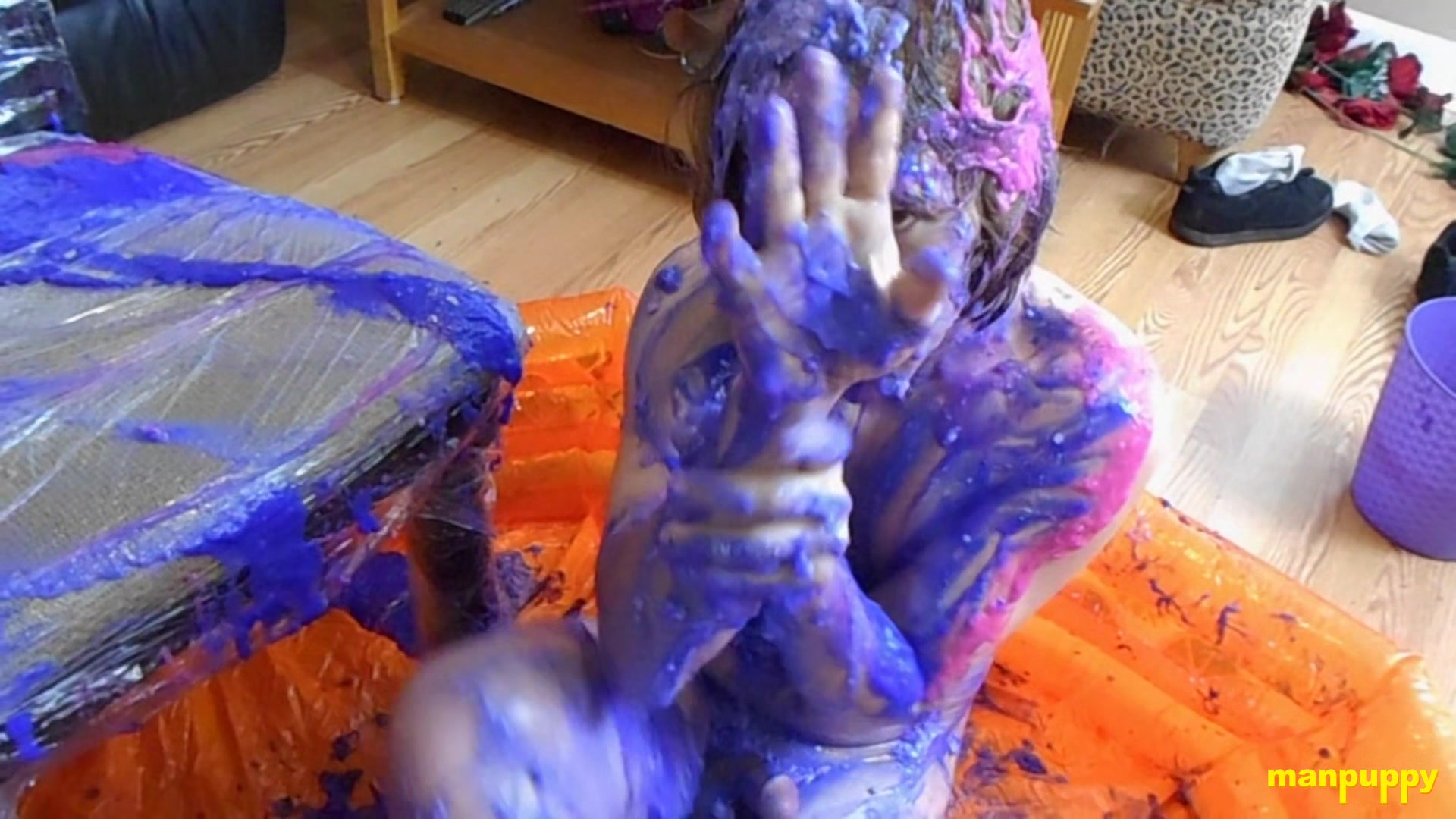 Behind the Scenes After the Gunge Shoot - Elis Ataxxx, Richard Lennox