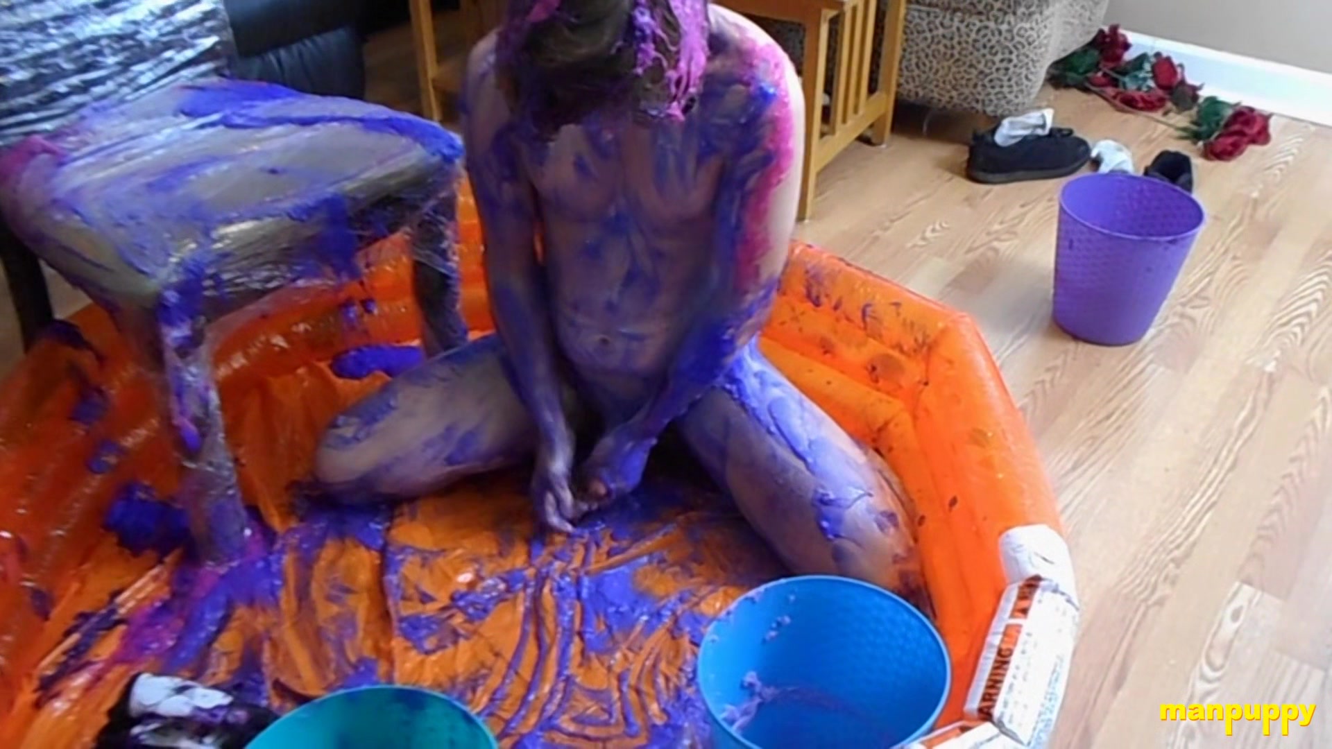 Behind the Scenes After the Gunge Shoot - Elis Ataxxx, Richard Lennox