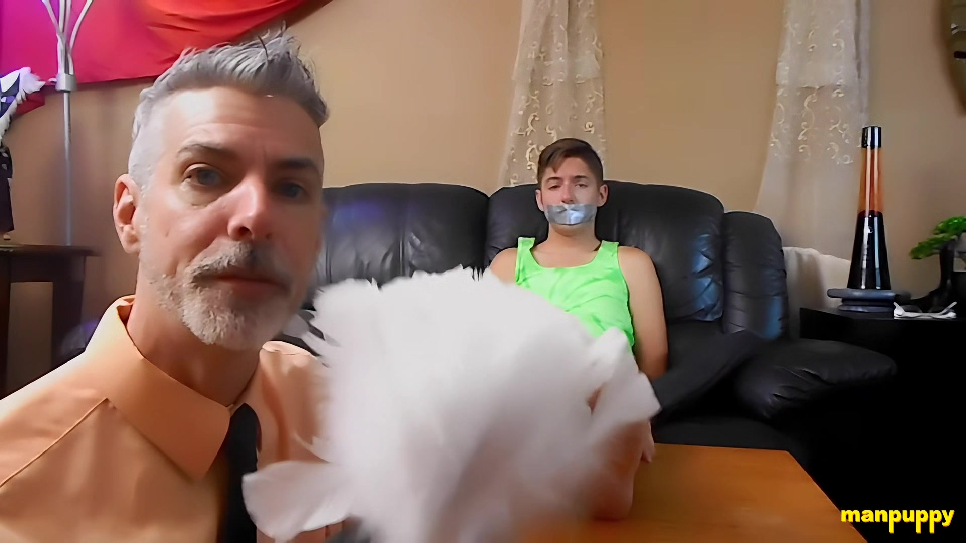 Professor Tickling Bound Twink Feet - Devin Jones & Richard Lennox