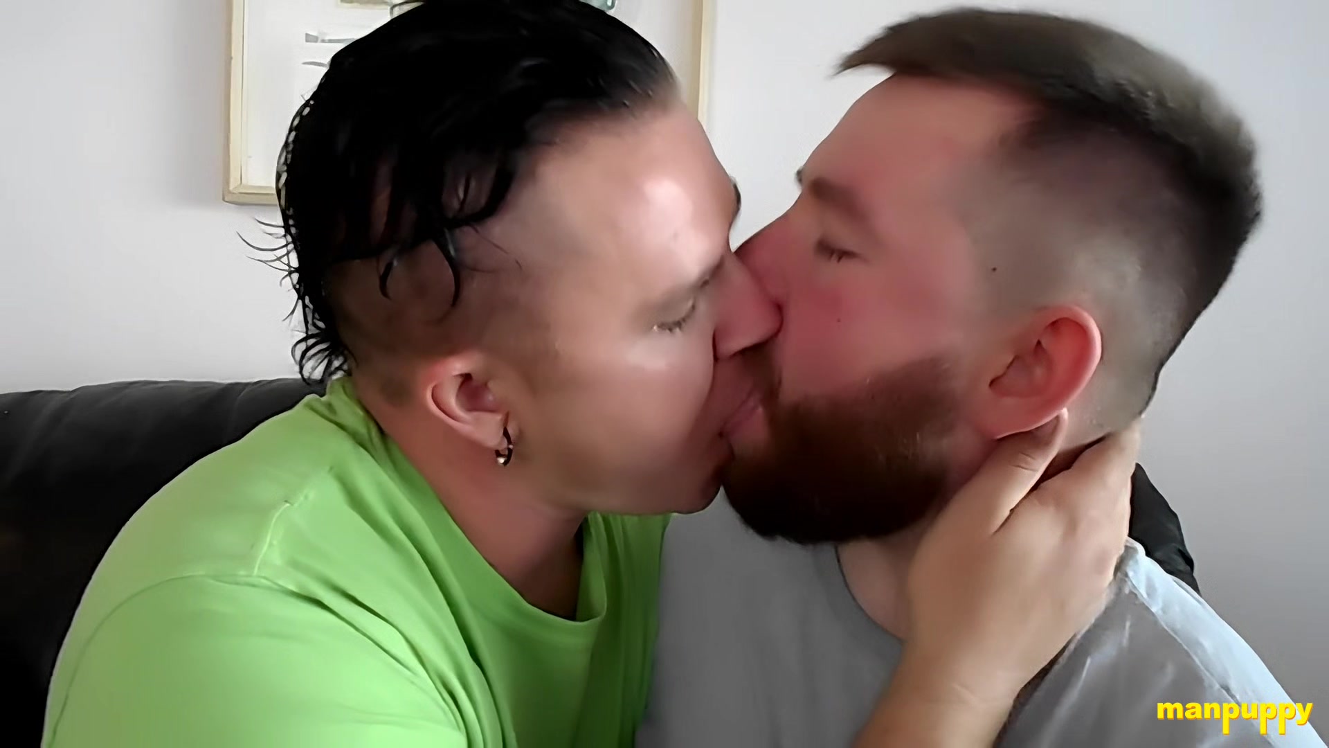 Hot Gay Kissing With Kaleb & Leo - Kaleb DeWulf & Leo Blue