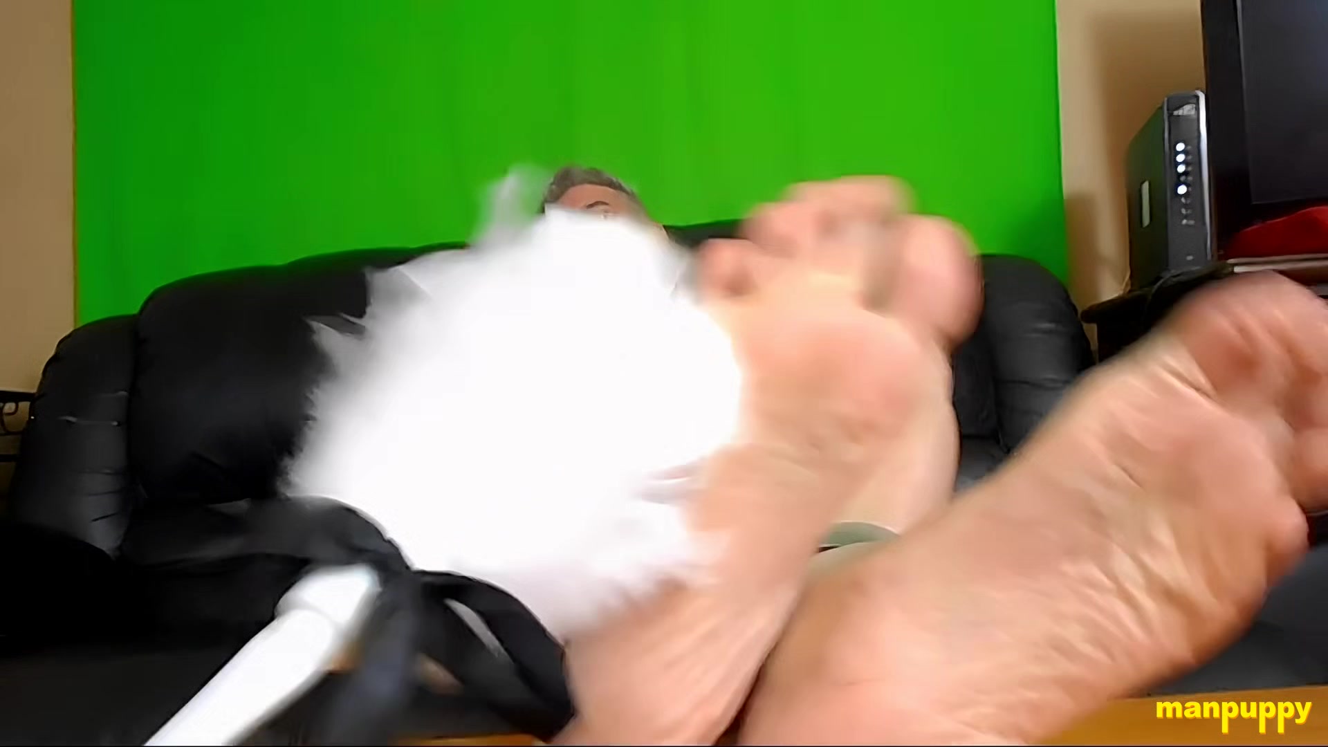 Tickling Feet in Duct Tape Bondage - DADDY GIANT 10 - Richard Lennox