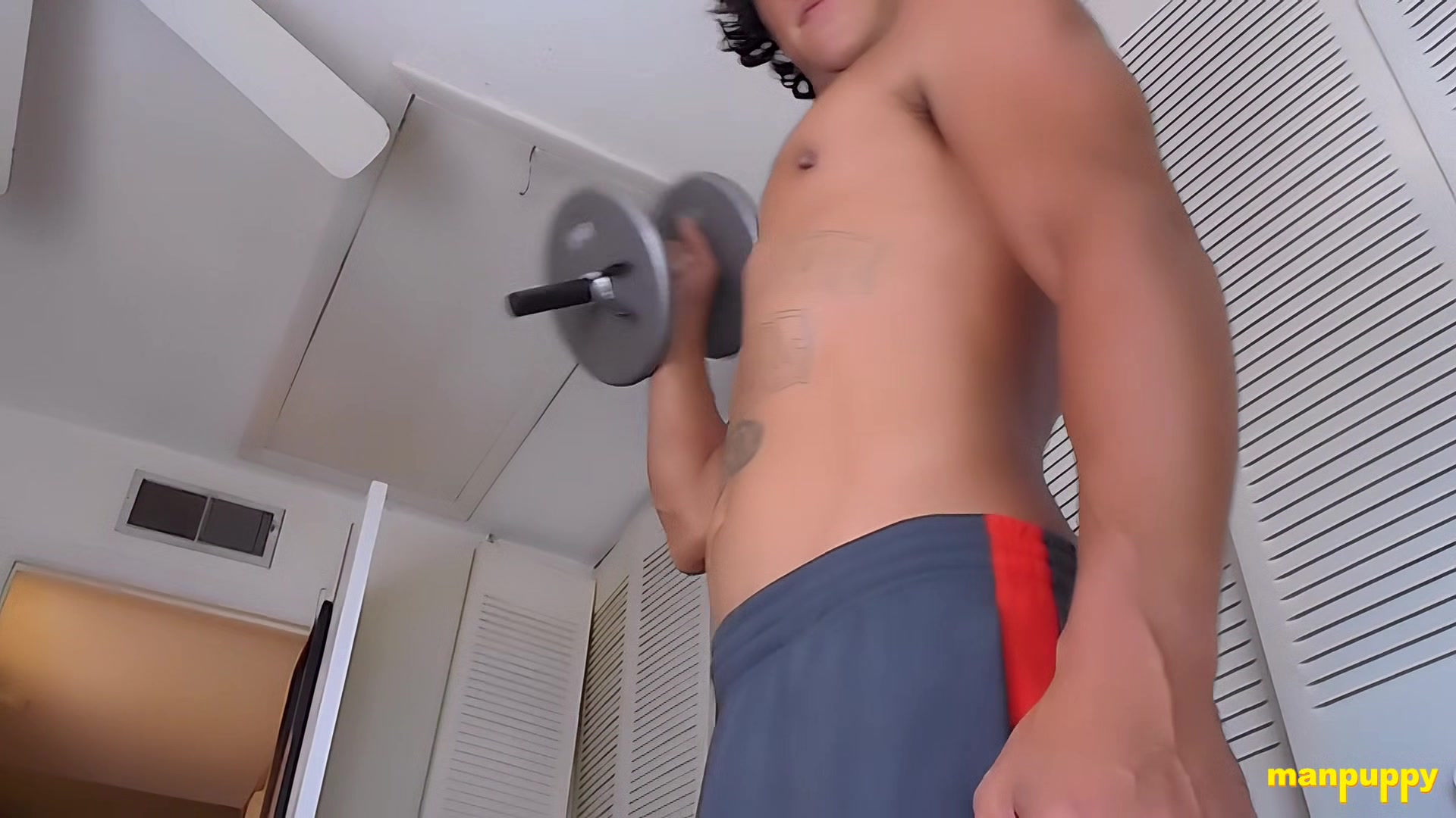 Giant's Workout Interrupted - Tony Cazzo