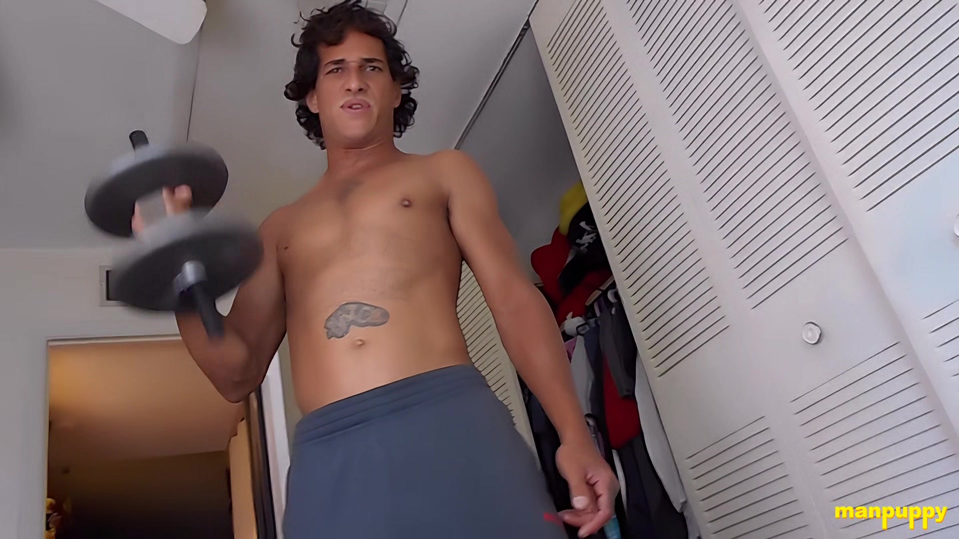Giant's Workout Interrupted - Tony Cazzo