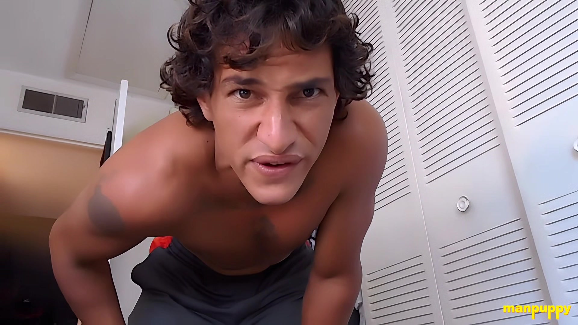 Giant's Workout Interrupted - Tony Cazzo