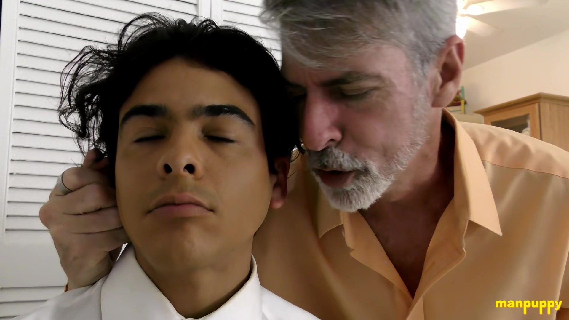 Ear Fetish Domination for Step-Son - Julian Jaden & Richard Lennox