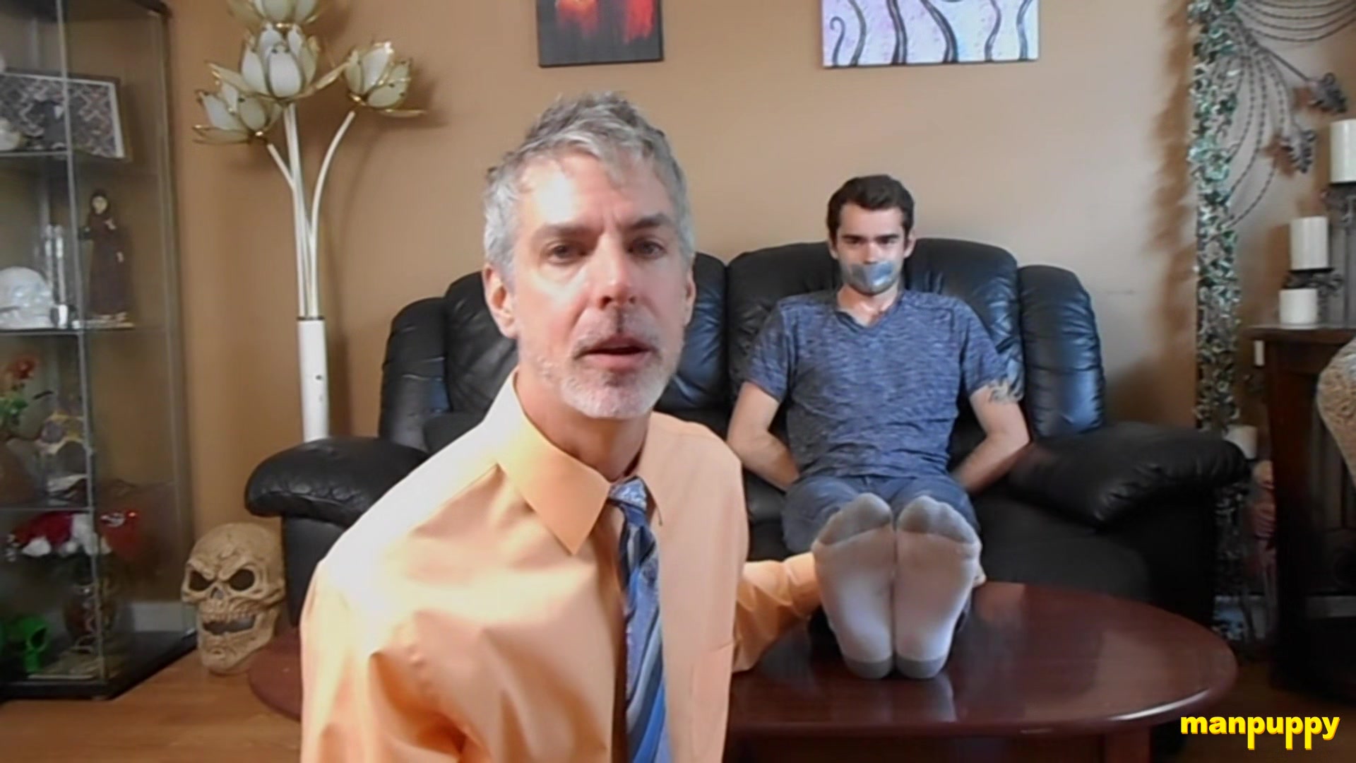 Professor Tickling Young Student's Feet - Kody Tracer & Richard Lennox