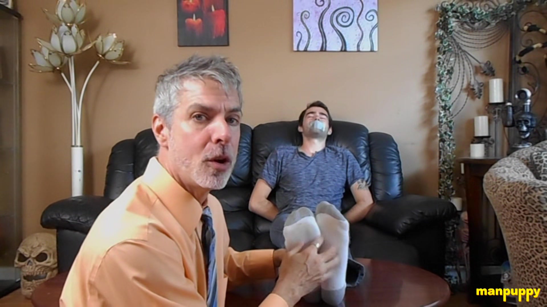 Professor Tickling Young Student's Feet - Kody Tracer & Richard Lennox