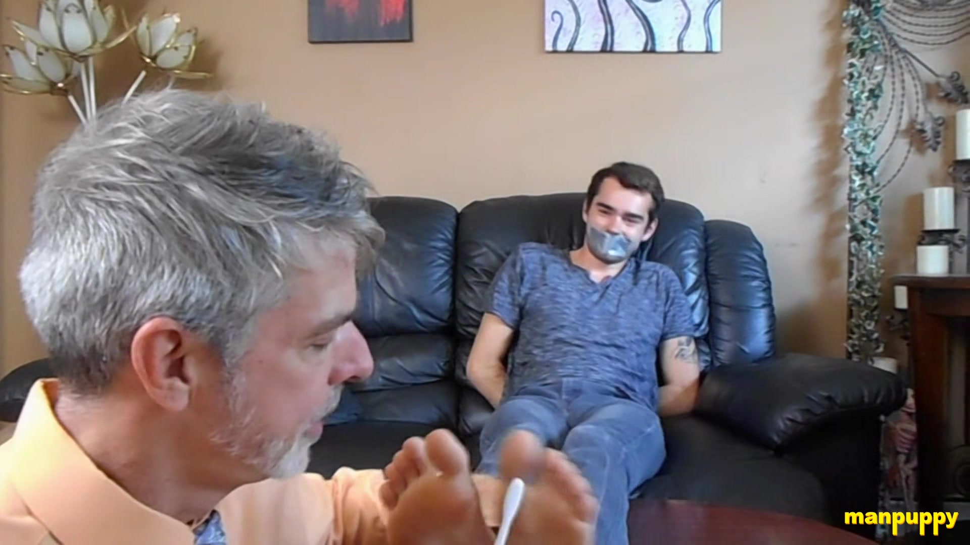 Professor Tickling Young Student's Feet - Kody Tracer & Richard Lennox
