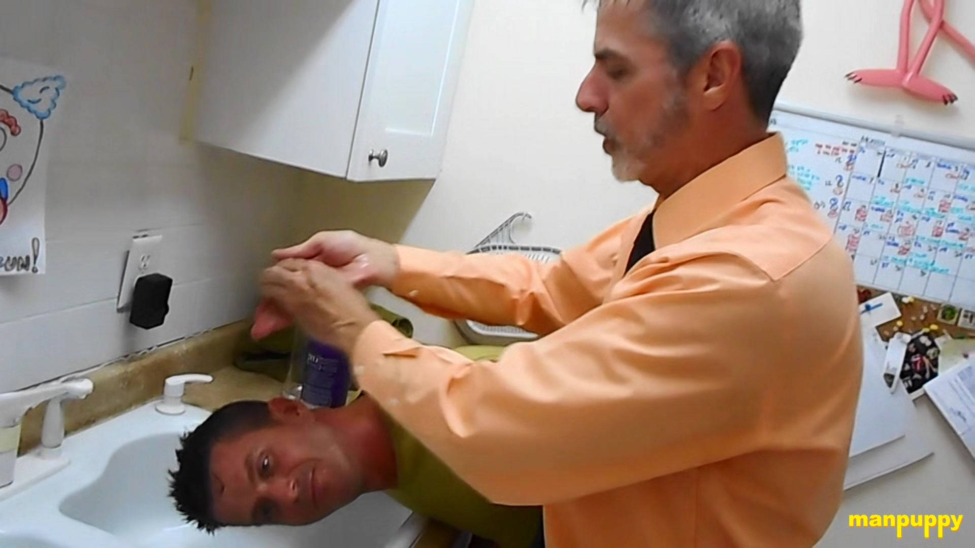 Step-Son Gets Sensual Hair Washing - Jeff Drizzle, Richard Lennox