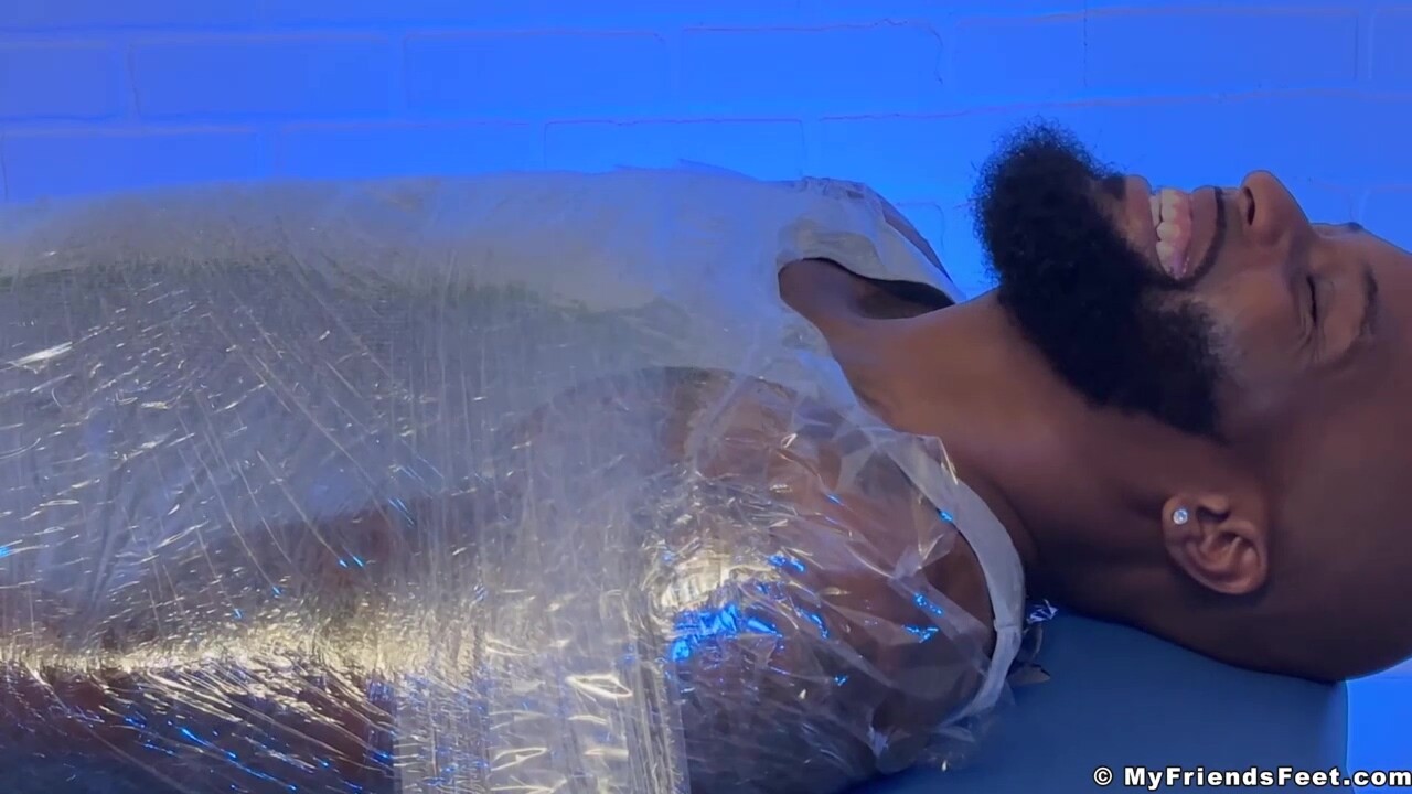 Hairy Dallas Experienced Feet Tickles While Wrapped