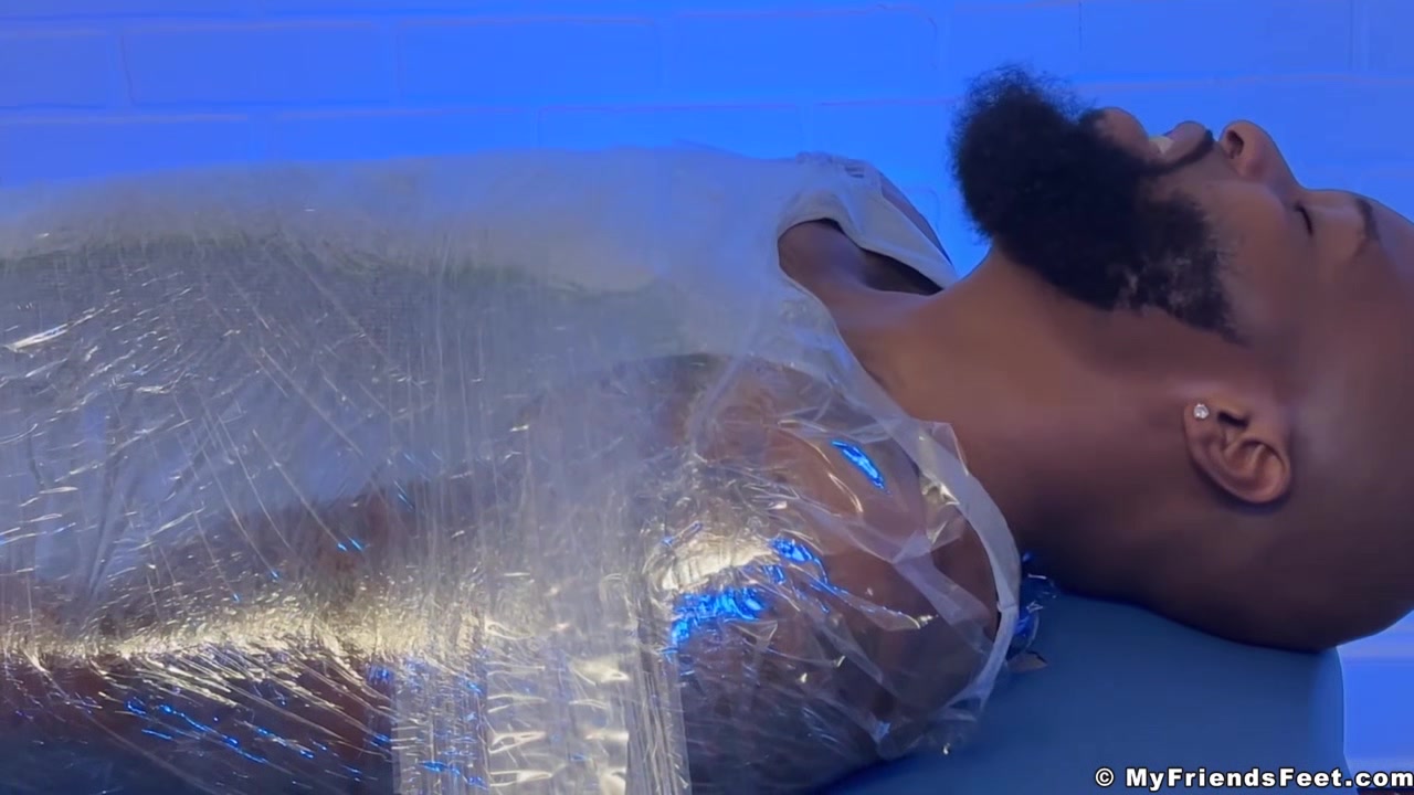 Hairy Dallas Experienced Feet Tickles While Wrapped