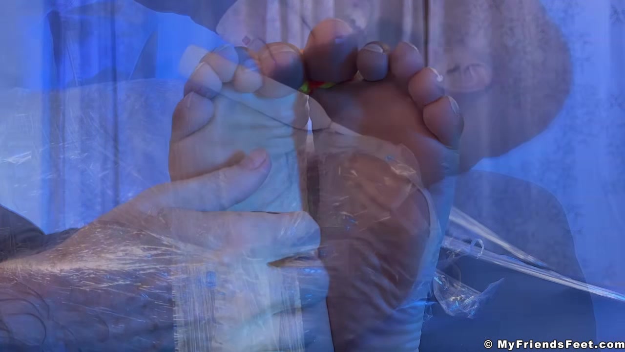 Hairy Dallas Experienced Feet Tickles While Wrapped