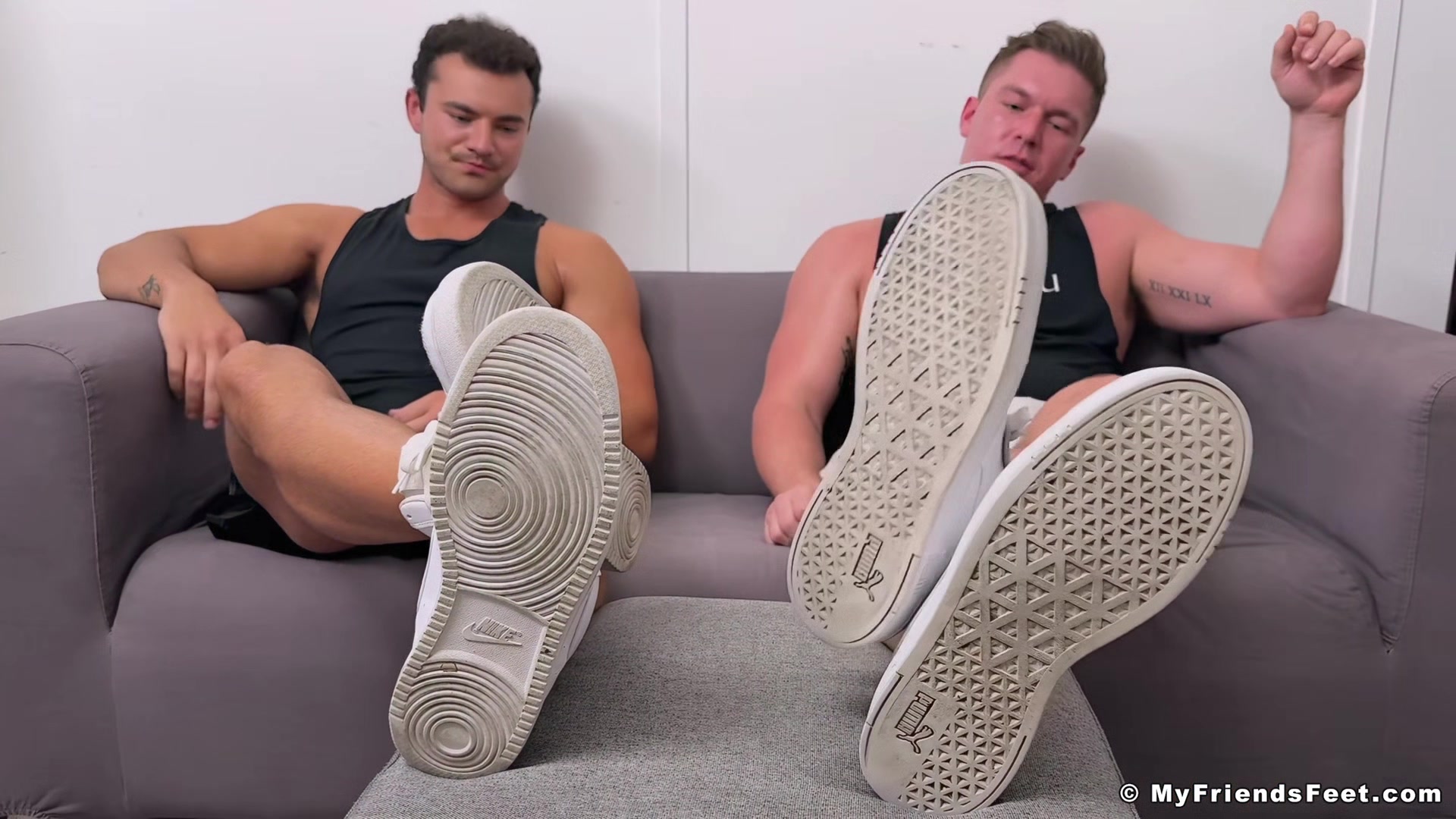 Travis Maverick & Drew Harper Foot & Sock Worshiped - Travis & Drew