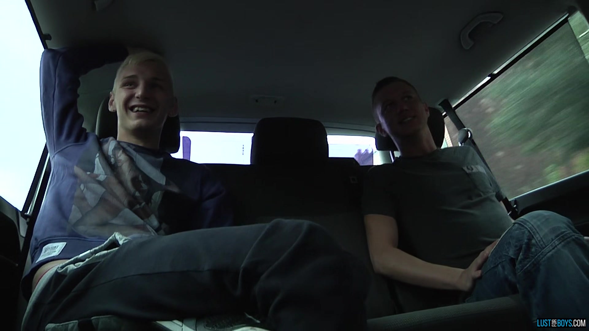 An Appreciative Boy Gets A Lift - Scott West, Reece Bentley & Josh Jared