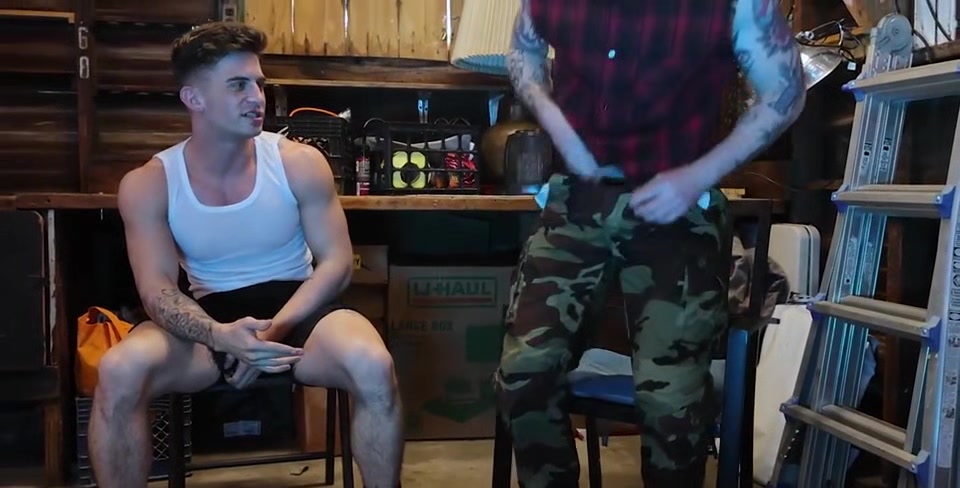 Cum From Behind - Chris Flex and Trevor Brooks - Trailer Trash Boys