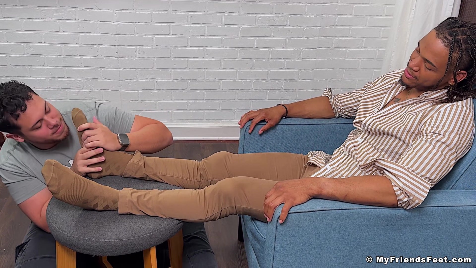 Lorenzo's Feet Worshiped - Lorenzo