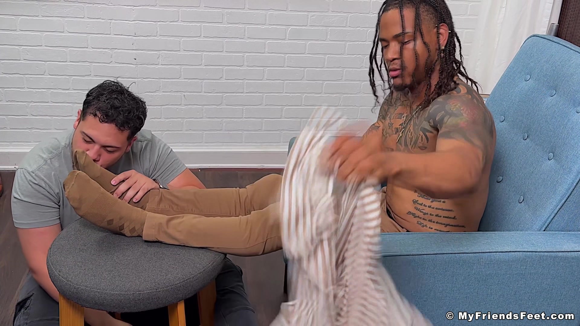 Lorenzo's Feet Worshiped - Lorenzo