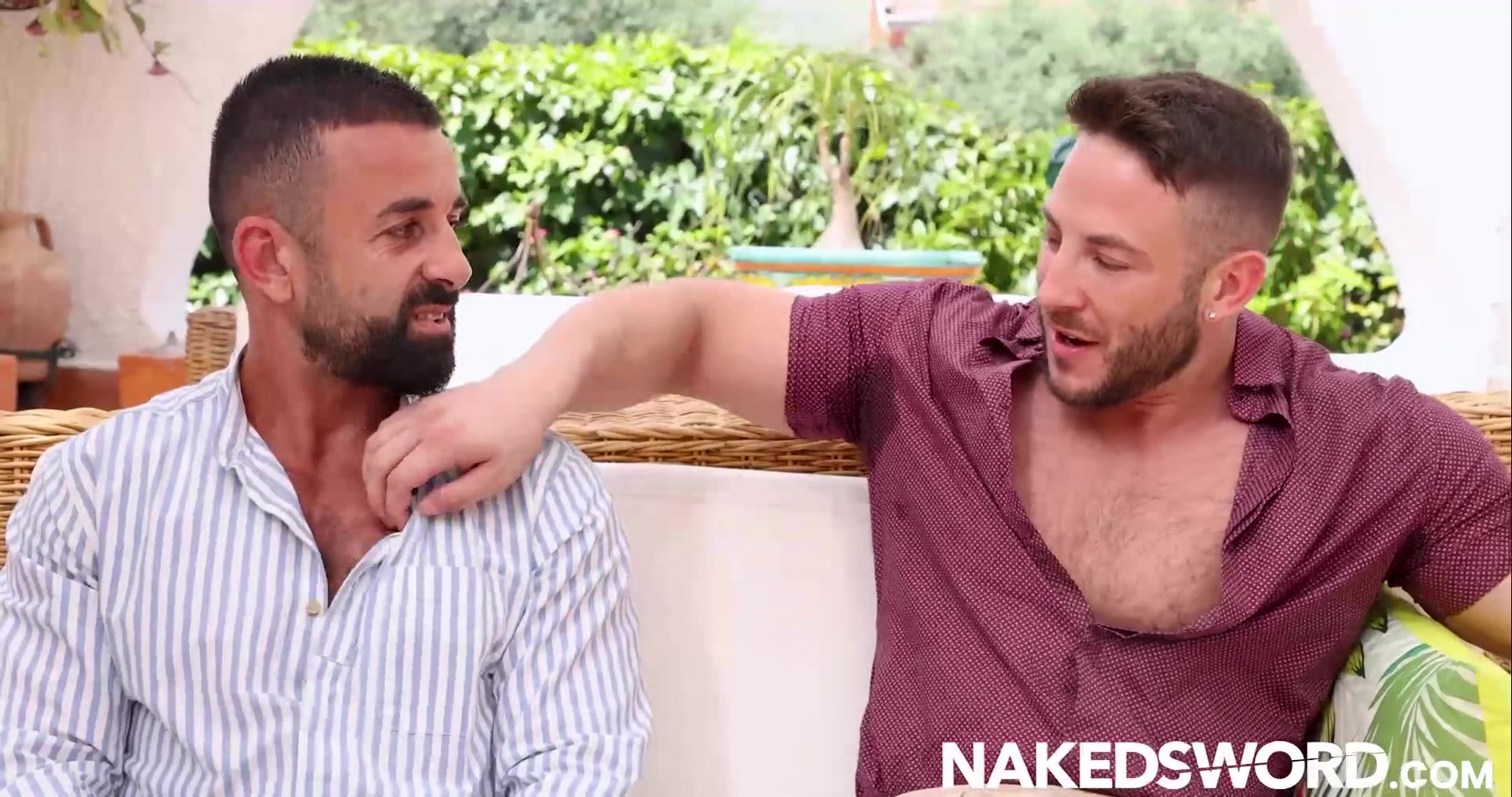 NAKEDSWORD Horny Alex Palmieri Welcomes Giuspel Girthy Cock
