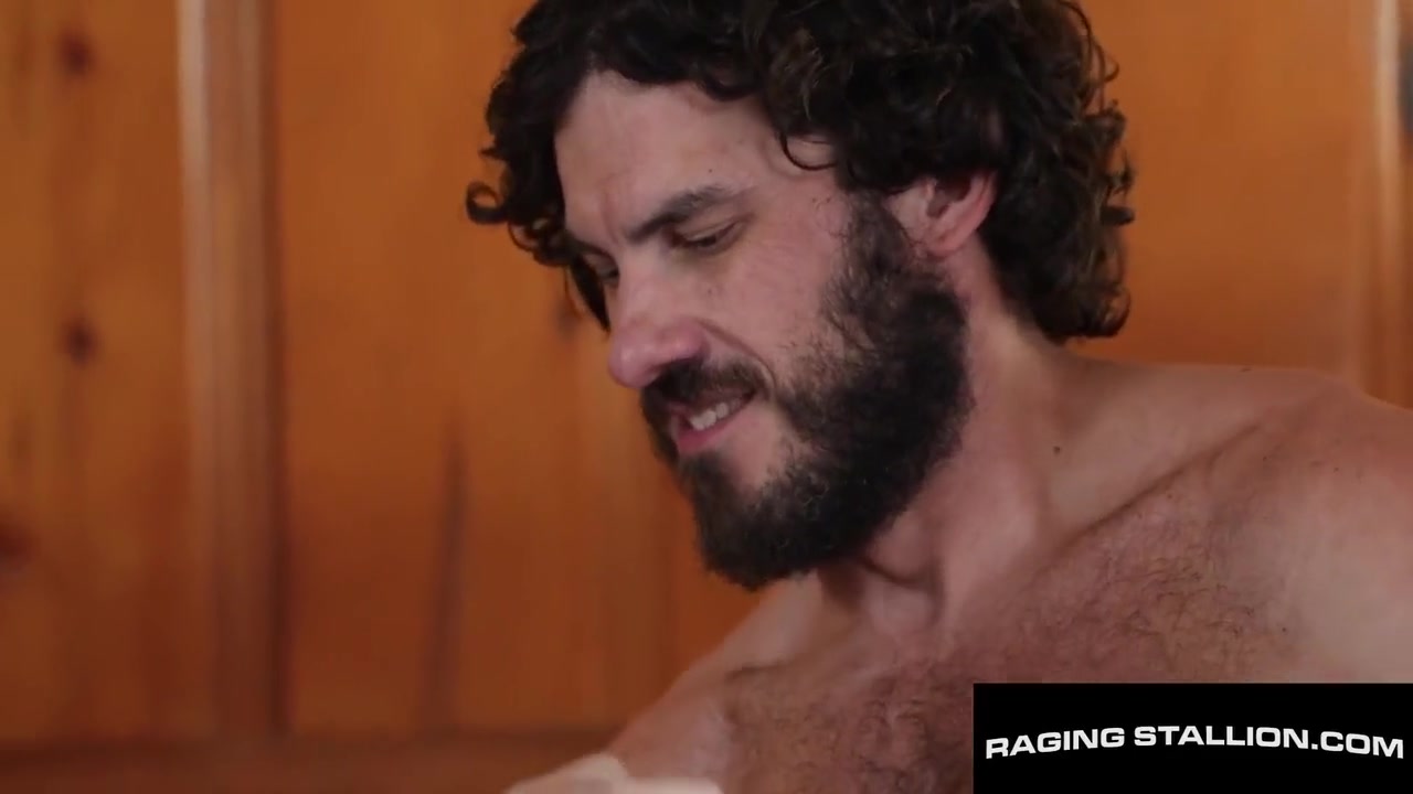 Hairy Hunk Massive Cocked Drained By