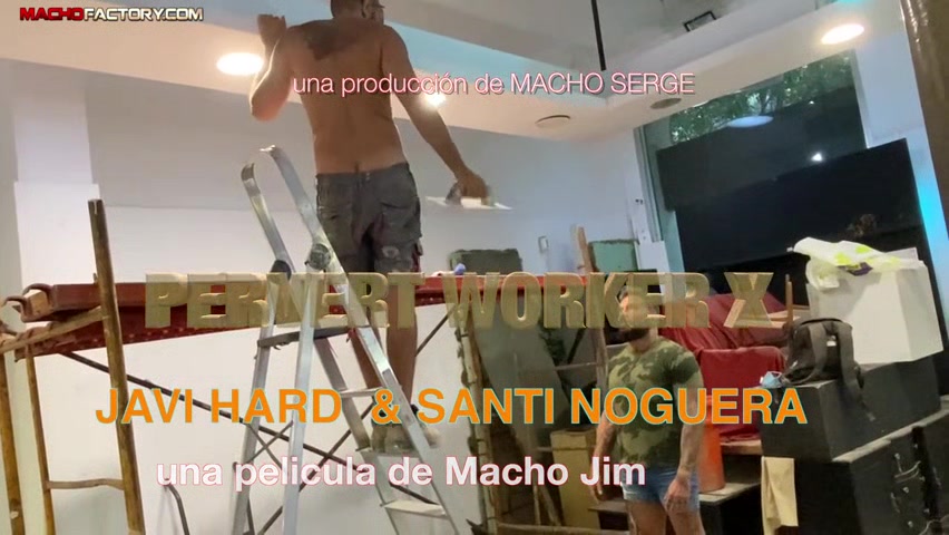 A rig worker breaks his ass. - The Perverted Construction Worker (part 1)