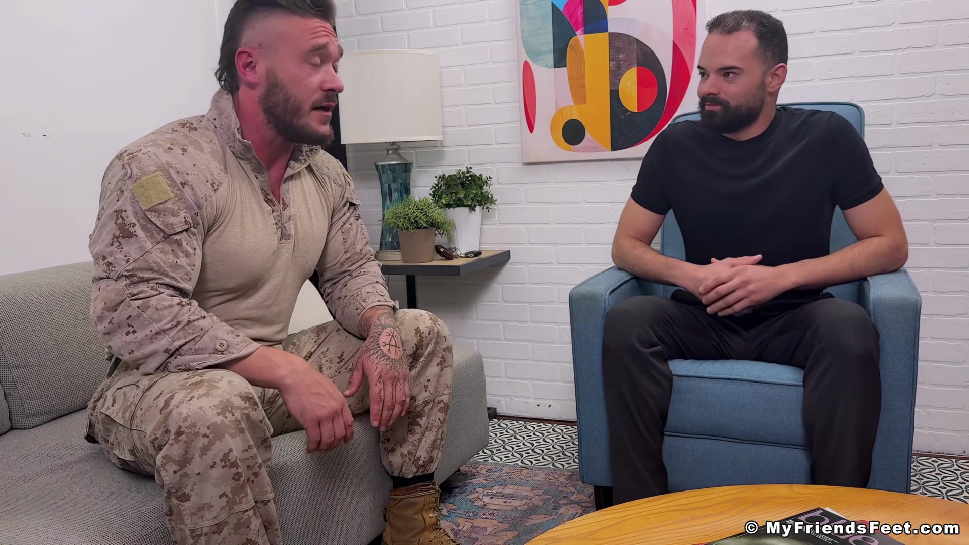 Marine Scott Holliday Worshiped Until He Cums - Scott Holliday
