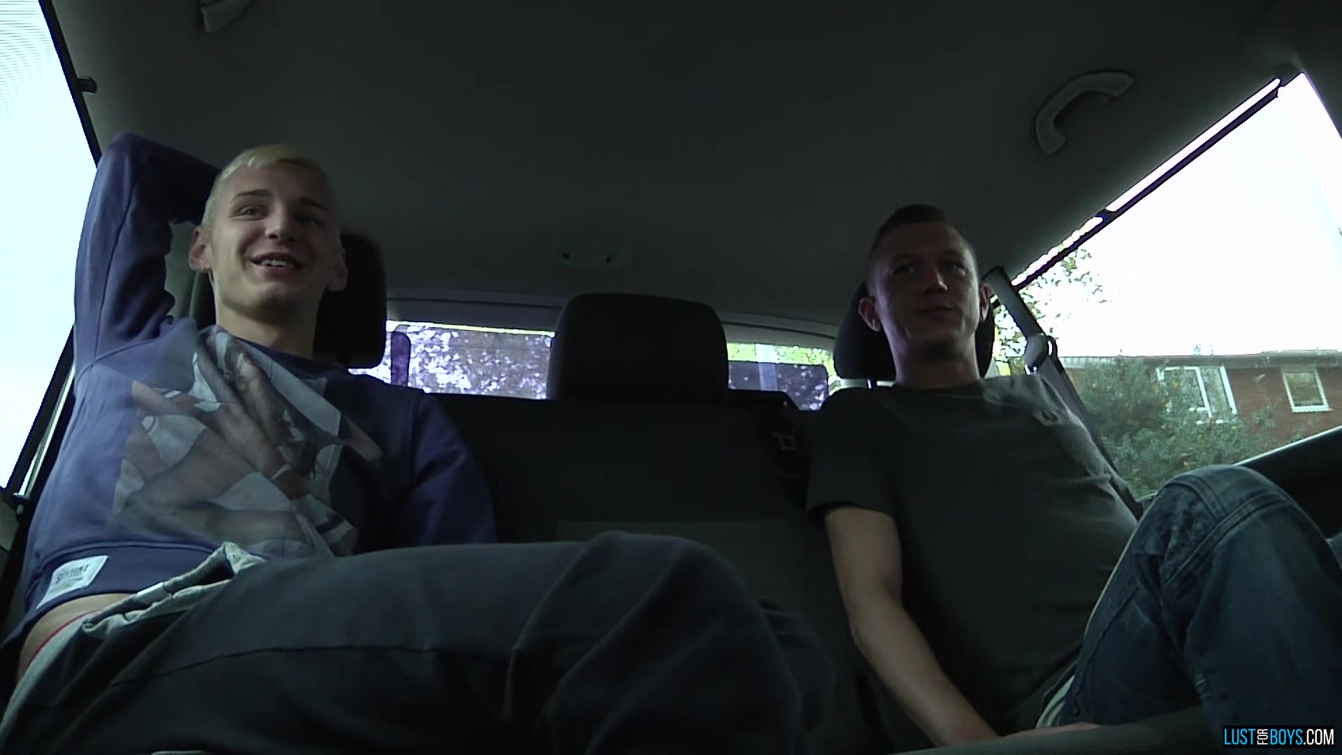 An Appreciative Boy Gets A Lift - Scott West, Reece Bentley & Josh Jared