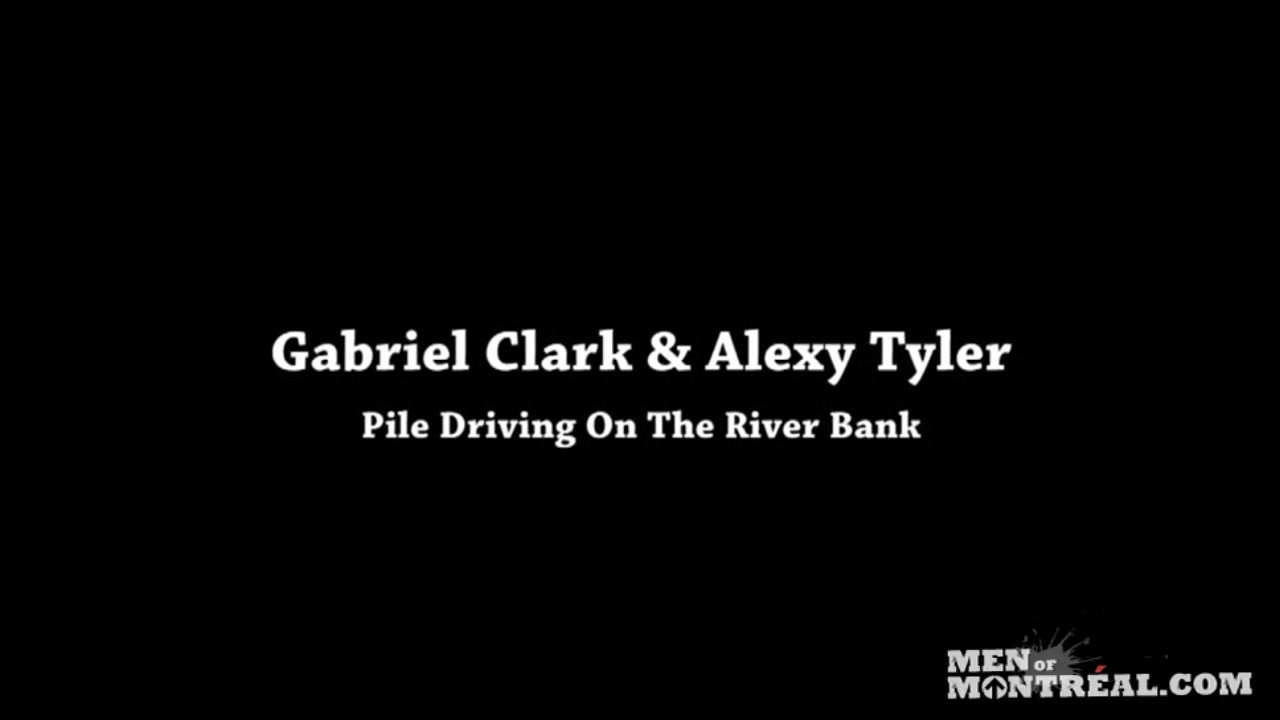 Pile Driving On The River Bank - Bro Network