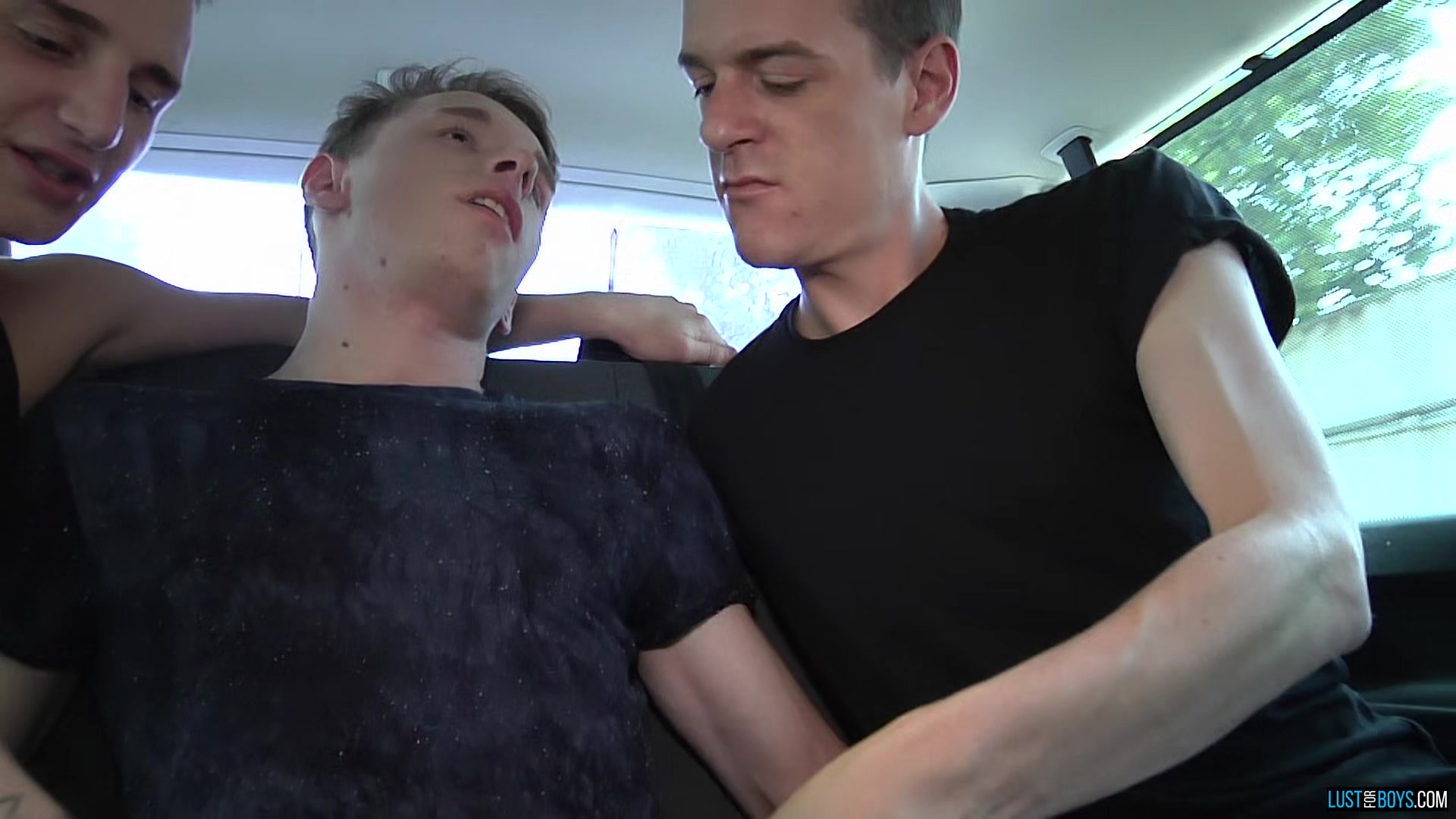 Tag Teamed In The Back Seat - Oscar Roberts, Reece Bentley & Sean McKenzie