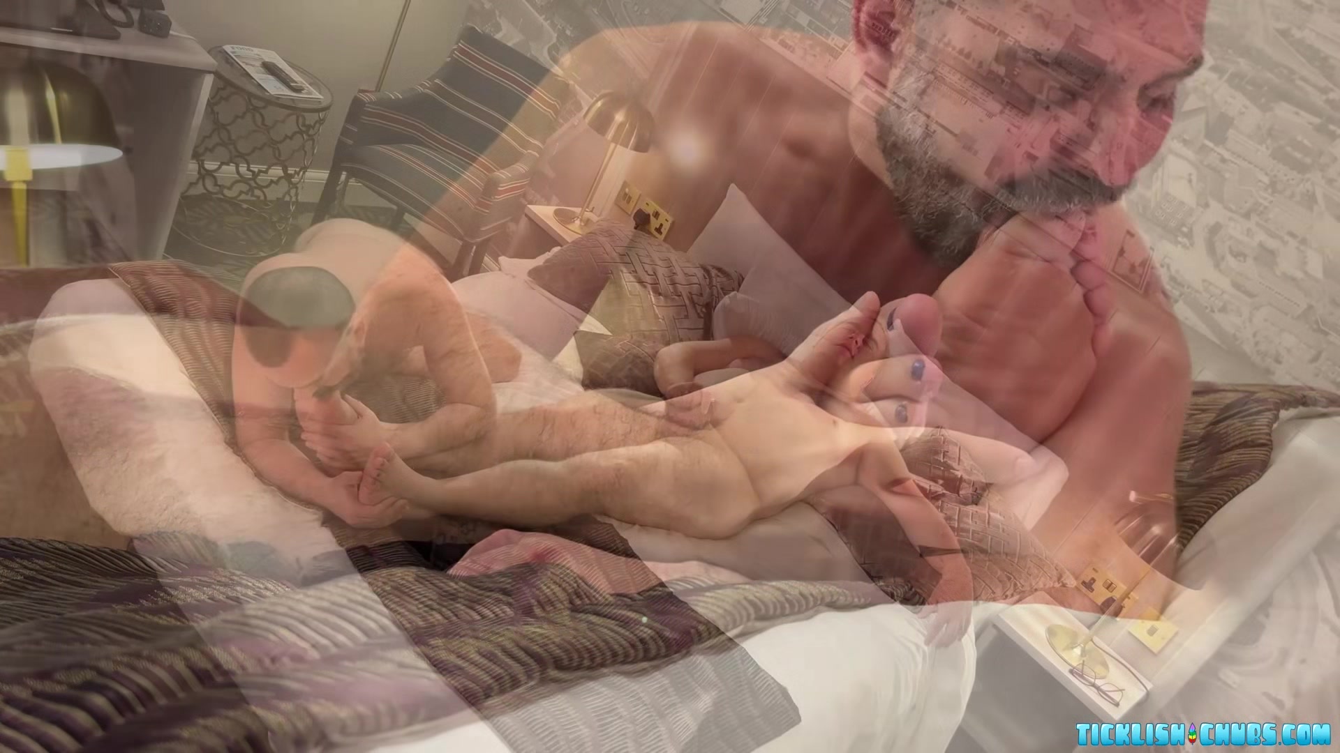 TicklishChub: Scruffy licks and worships bear Matts feet and cock in London
