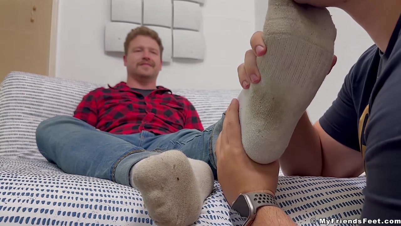 Dan Edwards Worship His Boyfriends Russ Big Feet