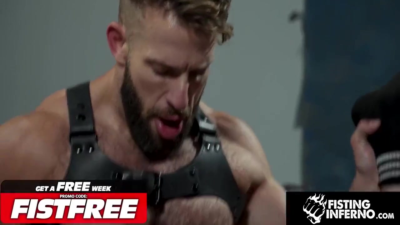 Muscle Hunk Devours Morgxn Thickes Curved Cock In Studio