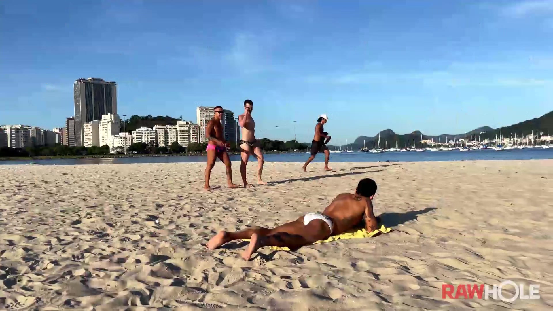 Gaycation Brazil: Beach Buddies' Threeway