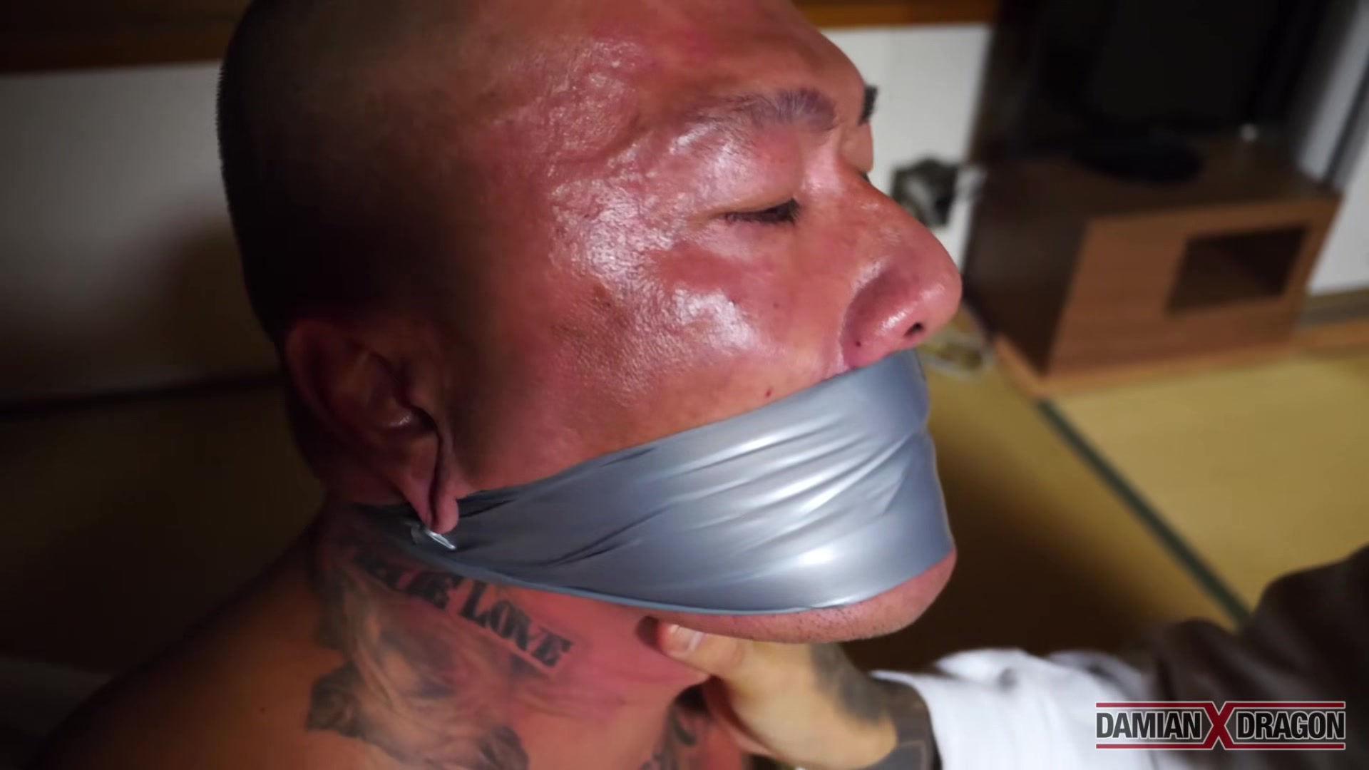 Bound and Controlled - Damian Dragon x Master Tape Gagged Asian Guys