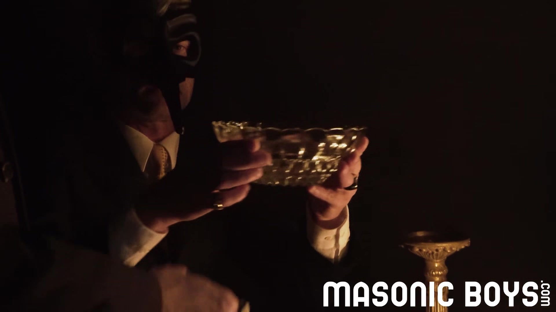 MasonicBoys - Cameron Basinger barebacked hard by hot mustached DILF